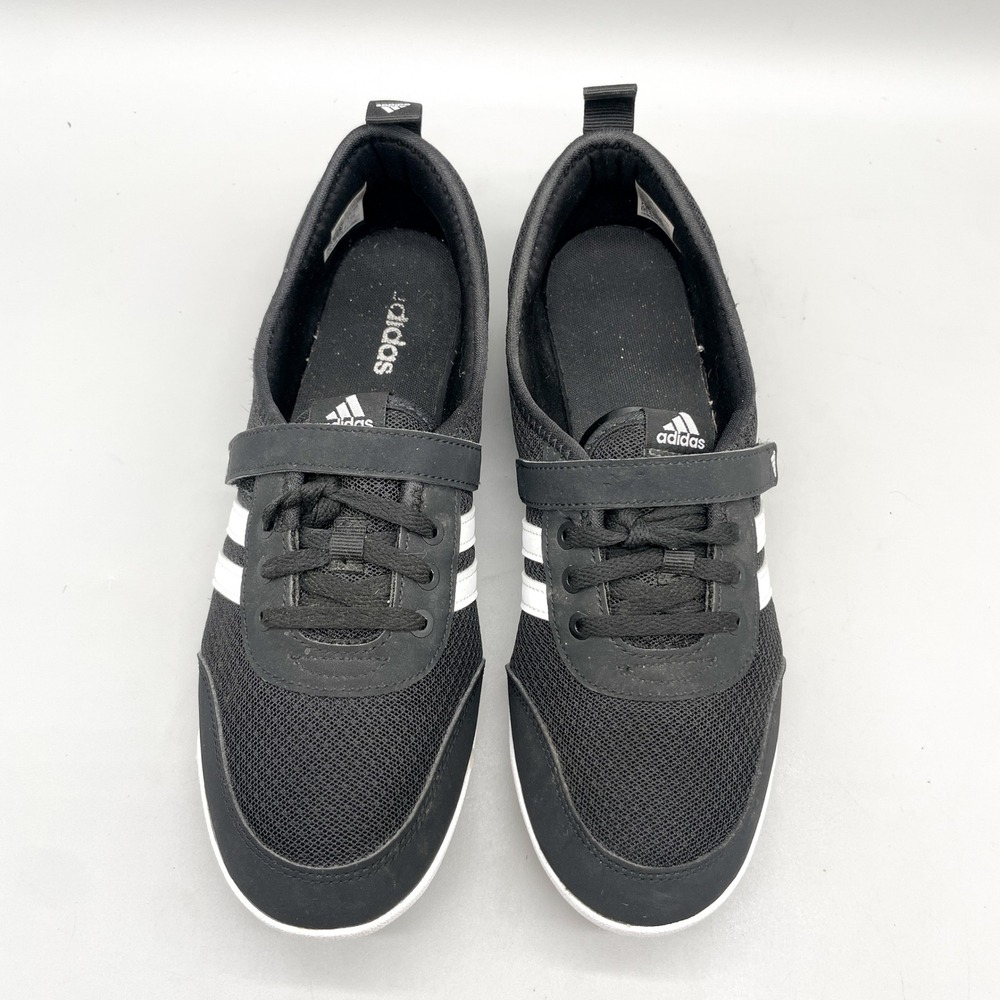Adidas Womens 10 Diona Ballets Sneakers Shoes Black White Sporty Casual Comfort